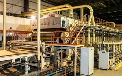MDF production line-continuous press manufacturing workshop